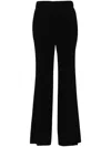 Alberto Biani Flared Tailored Trousers In Black