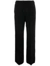 Alberto Biani Elastic Waist Casual Pants In Black