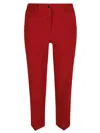 Alberto Biani Cady Flared Trousers In Red