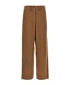 Alberto Biani Work Straight Trousers In Brown