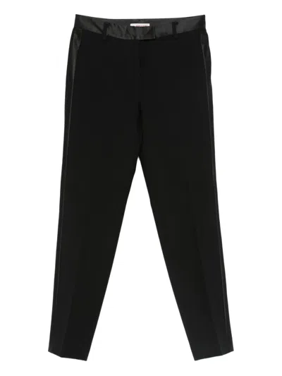 Alberto Biani Zip-fastening Trousers In Black