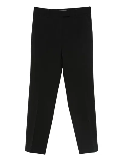 Alberto Biani Zip-fastening Trousers In Black