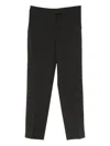 Alberto Biani Zip-fastening Trousers In Black