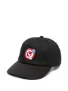 Alberto Bresci Embroidered Baseball Cap In Black