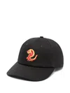 Alberto Bresci Embroidered Baseball Cap In Black