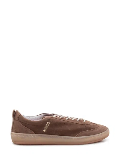 Alberto Bresci Trendy Slip-on Sneakers With Unique Detailing In Multi