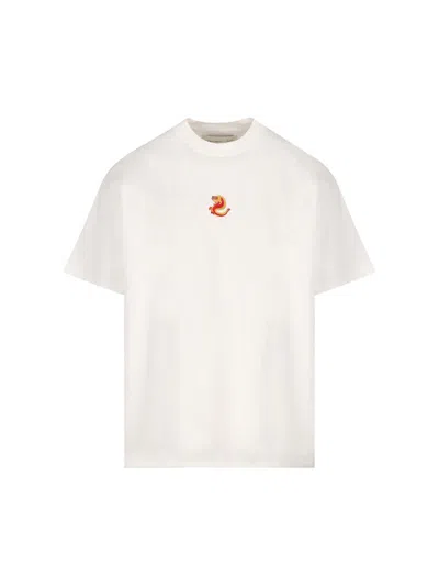 Alberto Bresci X Beefbar T-shirt And Polo Shirt In White
