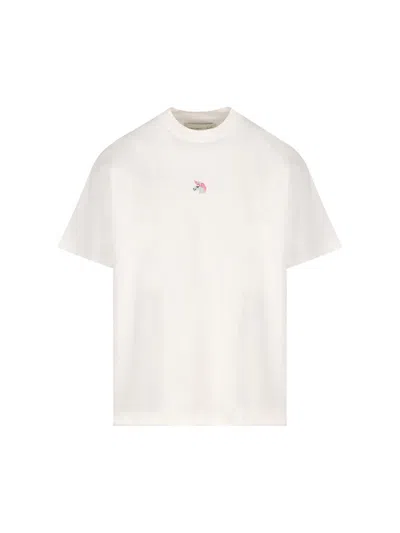 Alberto Bresci X Beefbar T-shirt And Polo Shirt In White