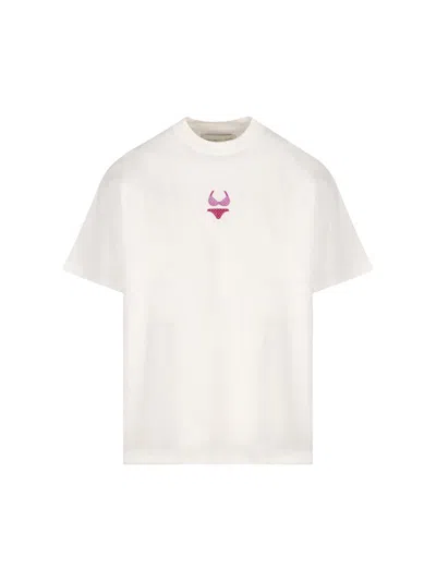 Alberto Bresci X Beefbar T-shirt And Polo Shirt In White