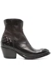 Alberto Fasciani 50mm Isabel Ankle Boots In Braun