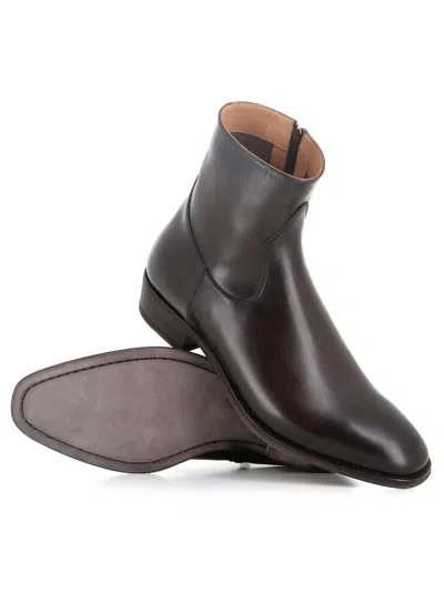 Alberto Fasciani Ankle Boot Jason 94022 In Mahogany