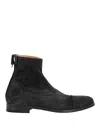 ALBERTO FASCIANI LEATHER ANKLE BOOTS