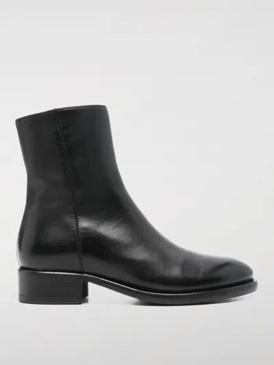 Alberto Fasciani Flat Ankle Boots  Woman Color Black In Schwarz