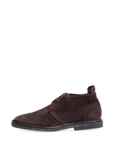Pre-owned Alberto Fasciani Gabriel Desert Boots In Brown