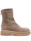 Alberto Fasciani Sambuco Zip Behind Ankle Boots In Brown