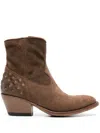 Alberto Fasciani Heidi Suede Boots In Braun