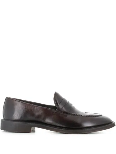 Alberto Fasciani Homer Loafers In Brown