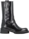 Alberto Fasciani Isabel 9003 Buckle-strap Biker Boots In Black