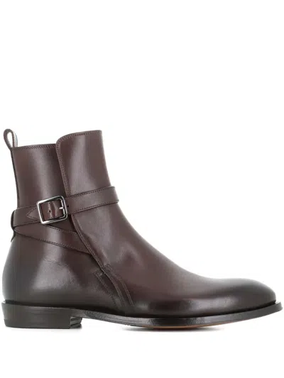 ALBERTO FASCIANI JASON 34013 BUCKLE STRAP BOOTS