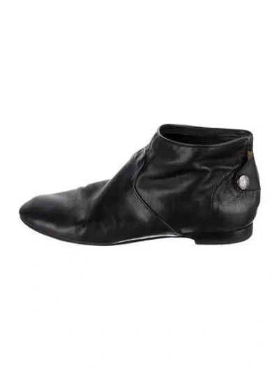 Pre-owned Alberto Fasciani Leather Boots In Black