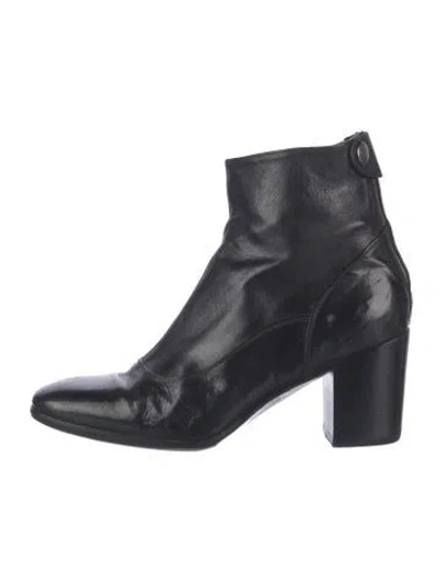 Pre-owned Alberto Fasciani Leather Boots In Black