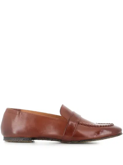 ALBERTO FASCIANI LEATHER LOAFERS