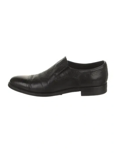 Pre-owned Alberto Fasciani Leather Oxfords In Black