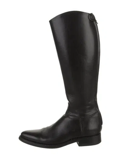 Pre-owned Alberto Fasciani Leather Riding Boots In Black
