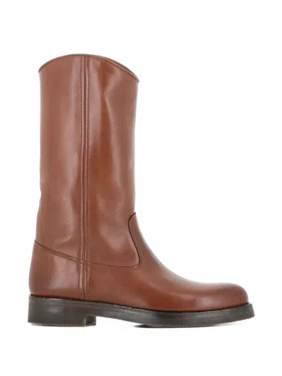 Alberto Fasciani Megan Round-toe Boots In Multi