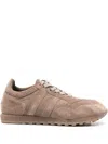 Alberto Fasciani Low-top Leather Sneakers In Brown