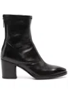 Alberto Fasciani Ursula 70mm Leather Ankle Boots In Black