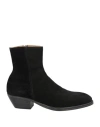 Alberto Fasciani Woman Ankle Boots Black Size 10 Leather In Black