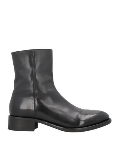 Alberto Fasciani Woman Ankle Boots Black Size 5.5 Leather