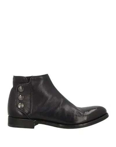 Alberto Fasciani Woman Ankle Boots Black Size 6.5 Leather