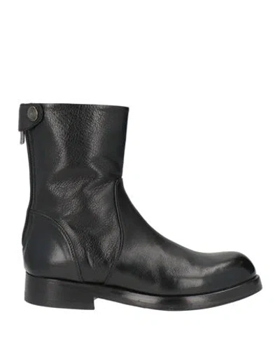 Alberto Fasciani Woman Ankle Boots Black Size 7 Leather