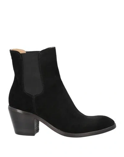 Alberto Fasciani Woman Ankle Boots Black Size 7 Leather