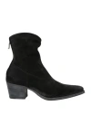 Alberto Fasciani Woman Ankle Boots Black Size 8 Leather