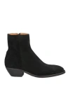 Alberto Fasciani Woman Ankle Boots Black Size 7 Leather In Black