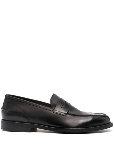 Alberto Fasciani Zen Leather Loafer In Nero