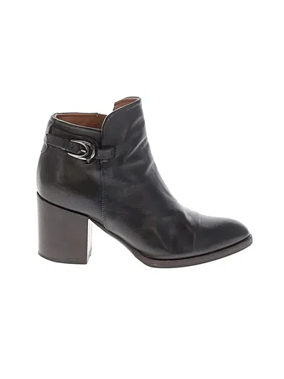 Pre-owned Alberto Fermani Ankle Boots In Black