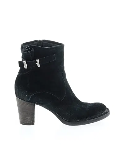 Pre-owned Alberto Fermani Ankle Boots In Black