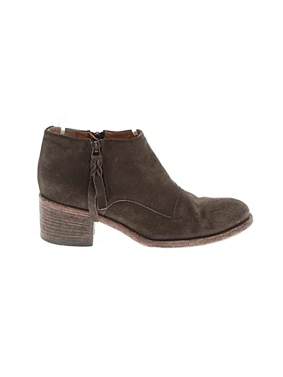 Pre-owned Alberto Fermani Ankle Boots In Brown