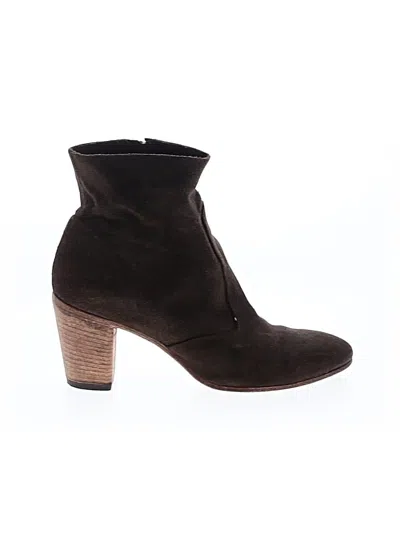 Pre-owned Alberto Fermani Ankle Boots In Brown