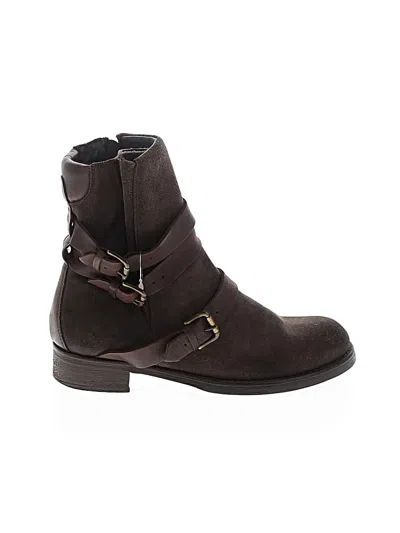 Pre-owned Alberto Fermani Ankle Boots In Brown