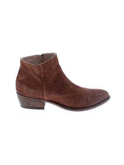 Pre-owned Alberto Fermani Ankle Boots In Brown