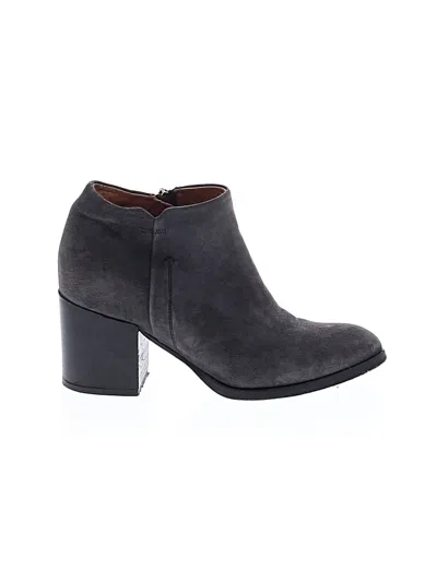 Pre-owned Alberto Fermani Ankle Boots In Gray