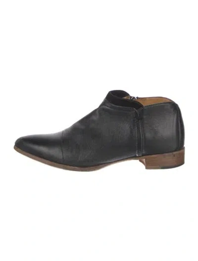 Pre-owned Alberto Fermani Leather Boots In Black