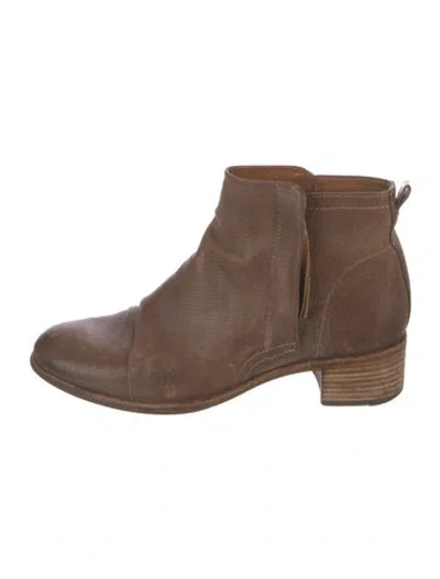Pre-owned Alberto Fermani Leather Boots In Brown