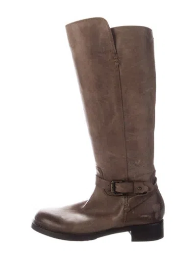 Pre-owned Alberto Fermani Leather Boots In Brown