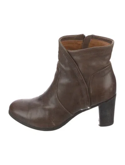 Pre-owned Alberto Fermani Leather Boots In Brown
